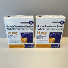 Habitrol Nicotine Transdermal System Patches 14mg Step 2 Packs 14 Total Patches