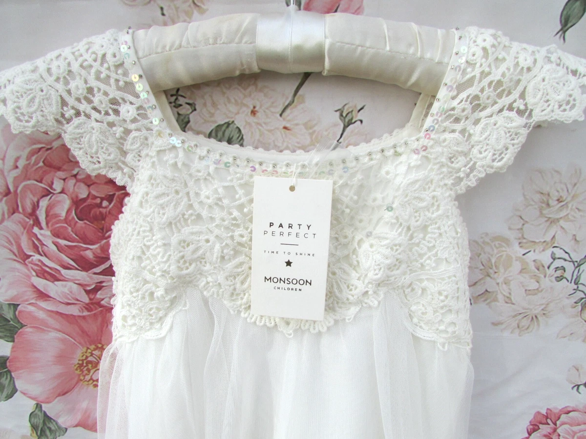 monsoon estella dress ivory Elegant Gown Monsoon Estella Dress Ivory Monsoon Estella Floral Embroidered Party Dress Endource