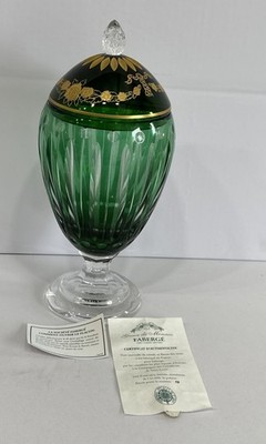 FABERGE Grace De Monaco Paris Verreries Royales St Louis Limited Edition 11.5 