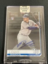 2019 Topps Clearly Authentic Autographs - Brandon Lowe #CAA-BL (AU, RC)