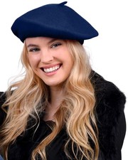 Solid Color French Beret Wool Material. Classic French, Casual and Chic Light...