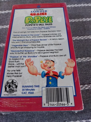 Popeyes Tall Tales Vhs - Bild 4 von 4