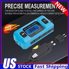 Car Current Tester Blade Fuse Max 48V 20A Circuit Tester Repair Detector Tool US