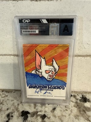 2025 Animation Legends Masterpieces Sketch Auto By Hank Azaria Disney Bartok 1/1