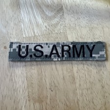 MILITARY PATCH Digital Camo HOOK AND LOOP ACU TAPE U. S. ARMY