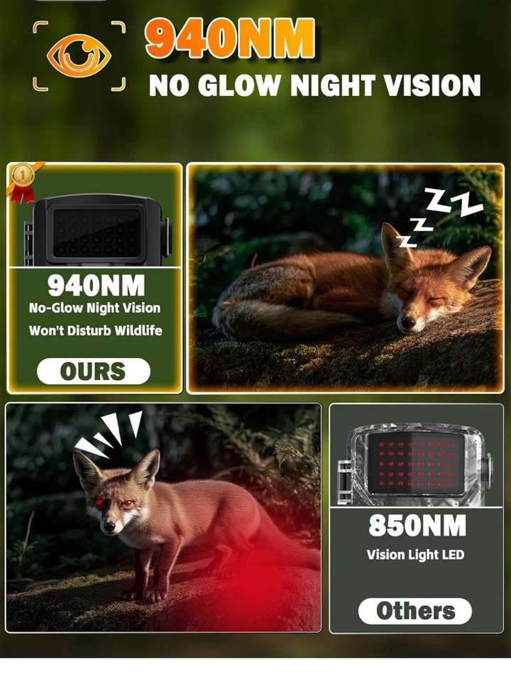 Fototrappola 4K 60MP, - Immagine 3 di 4