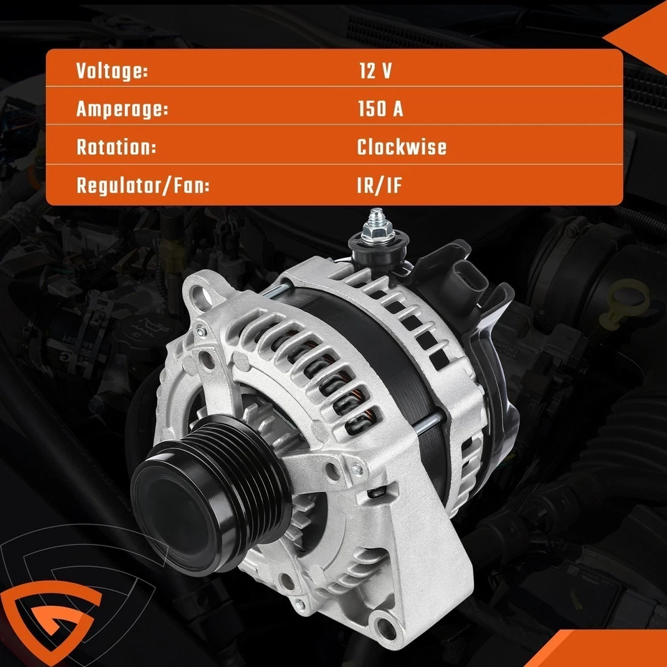 Alternador 14007 para Chevrolet Silverado GMC Sierra 2014-2019 1500 5,3 L 6,2 L Foto 2 de 4