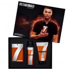 CRISTIANO RONALDO CR7 FEARLESS GIFT SET: 100ML EDT - SHOWER GEL 150ML - BODY 150