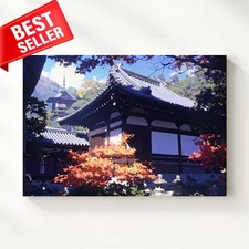 Canvas Sanctuary Traditional Japanese Architecture Sacred Some Places Wall Art