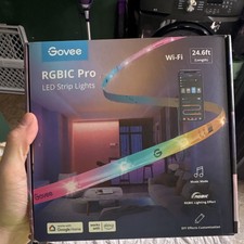 Govee RGBIC Pro LED Light Strip 24.6ft Wi-Fi Multicolor Alexa Google