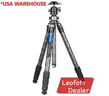 Leofoto LQ-284C Tripod with LH-30 Ball Head Carbon Fiber with Bag