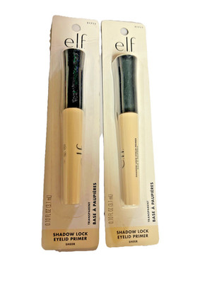 elf Shadow Lock Eyelid Primer - Sheer - 0.11oz. #21711 NEW Sealed Lot of 2