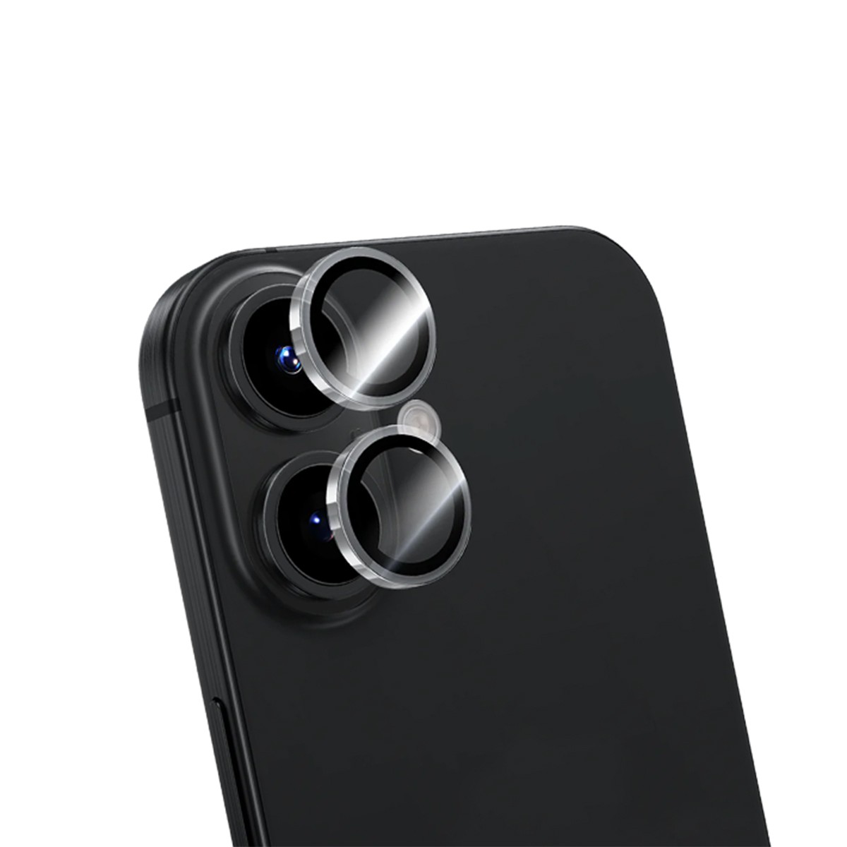 Protection objectif iPhone 16 Plus en verre trempé 9H transparent