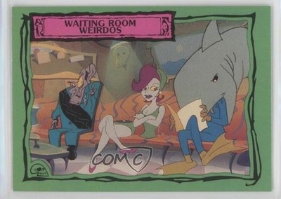 1990 Dart Beetlejuice Cartoon Waiting Room Weirdos #74 0f3j