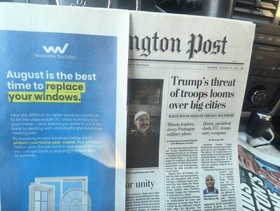 The Washington Post Monday August 25 2025
