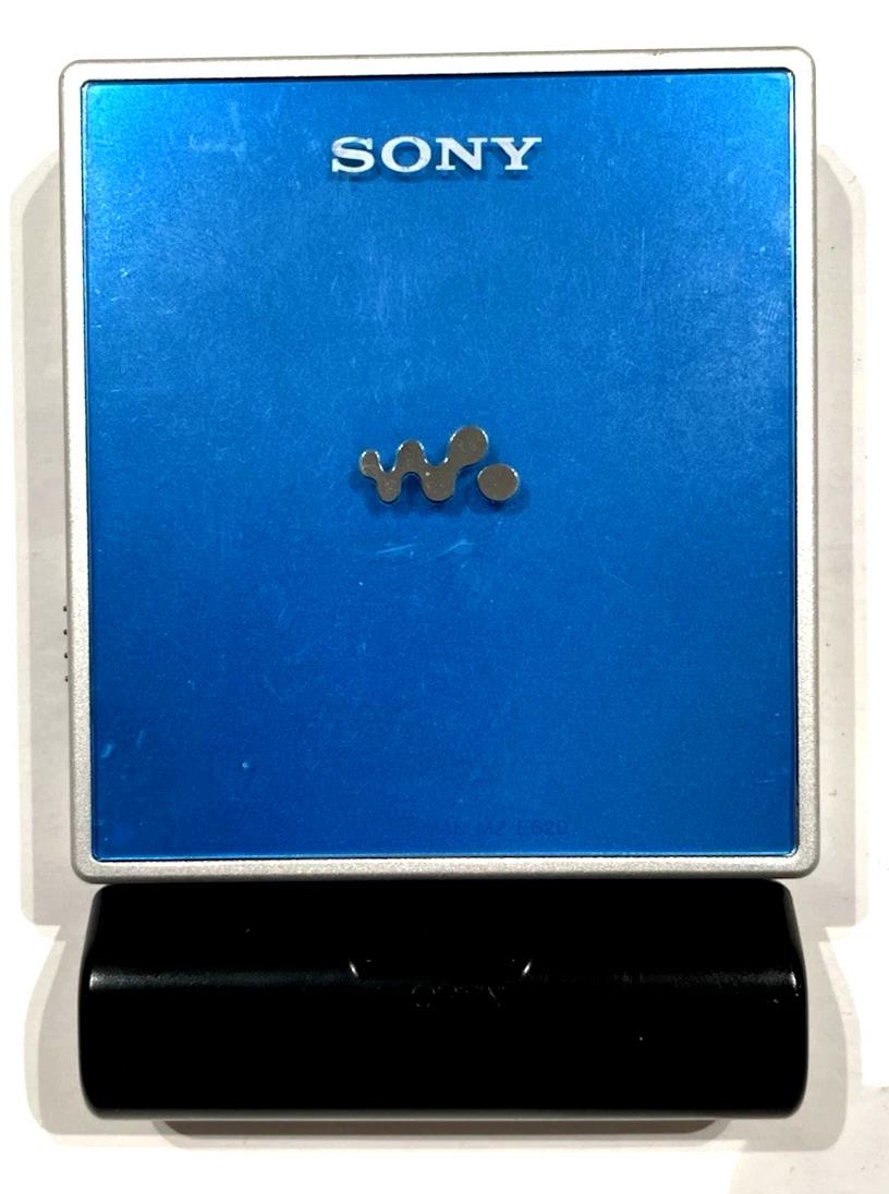 Sony 蓝色个人MiniDisc 录音机| eBay