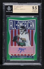 2021 Leaf Valiant All-American 27/99 KJ Costello BGS 9.5 GEM MINT Auto 0a2
