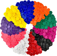 4000 Plastic Poker Chips in 10 Colors - Game Tokens  Counting Markers