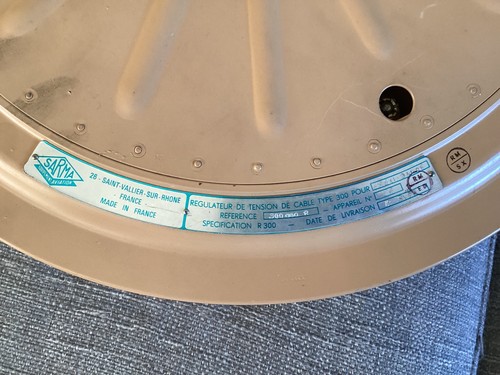 Tensor de cable original BAC Sud Aviation Concorde para controles de combate 1975 raro - Imagen 12 de 16