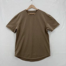 BYLT Shirt Mens XL Fawn Brown Lux Premium Basics Crew Neck Stretch Tee Soft Gym