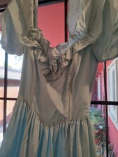Vintage Gunne Sax Romantic Maxi Prom Or Party Dress Baby Blue Sz 7