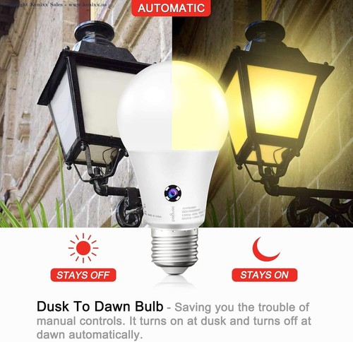Sengled Dusk to Dawn Light Bulbs, A19 10.5W 6 pcs Warm White - Picture 7 of 7