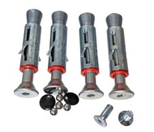 Replacement Bolt Kit for ABUS Granit WBA100 Floor or Wall Anchor