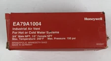 Honeywell Braukmann EA79A1004 Industrial Air Vent Water System Made In Germany