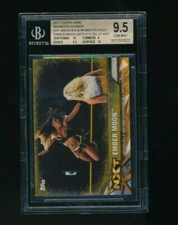 2017 Topps WWE Womens Division Gold /10 Ember Moon BGS 9.5