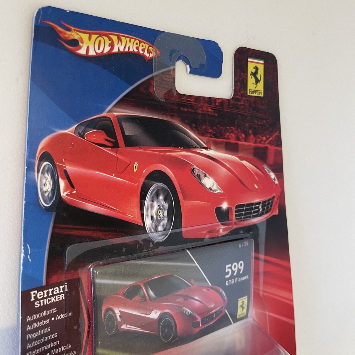 ホットウィール　フェラーリ599GTB Ferrari 赤 Hot Wheels Ferrari Racer 599 GTB FIORANO Red New old stock