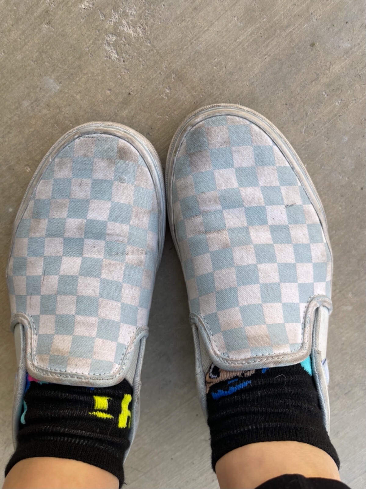 vans slip on checkerboard