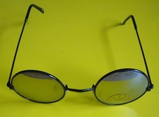 Vintage : Alte stylische Sonnenbrille 70er Jahre –verspiegelte Gläser