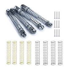 Aluminum Alloy 4Pcs RC Shock 48mm Ajustable Shocks Absorber Dampers for SCX24...