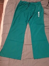 Cherokee Workwear Flare Leg Drawstring Pant Tall 4101T Hunter Grn Tall 2XL Scrub