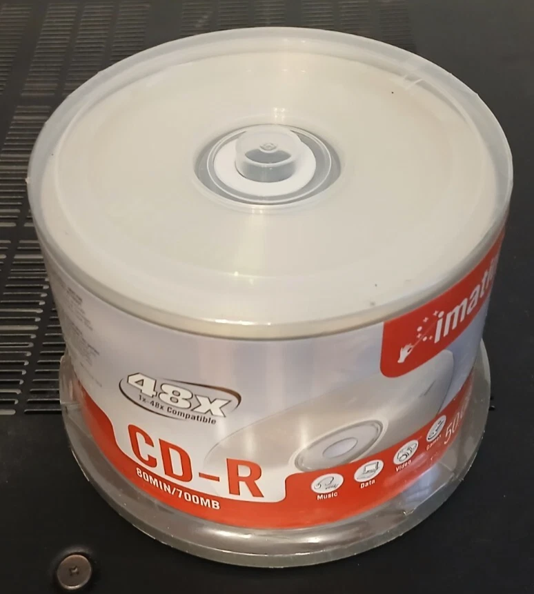 Imation 50 Pack CD-R 1x-48x / 80 min /700 MB New Factory Sealed - Image 4 of 4