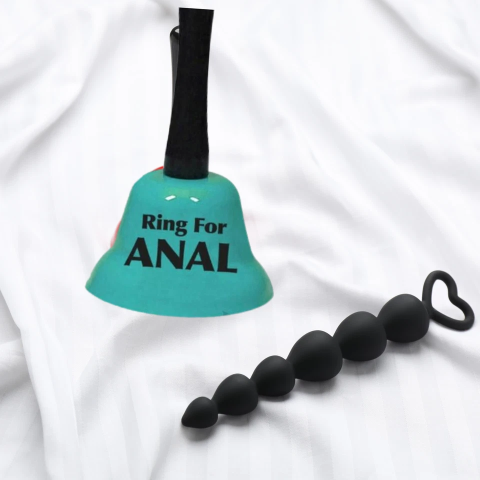 Divertido anillo llamativo campana mordaza novedad regalo despedida de soltera suministros  Foto 4 de 4