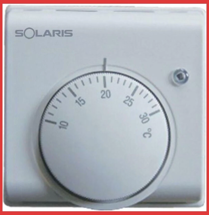 FERRARI termostato per ambiente caldaia manuale da parete a muro analogico termostati