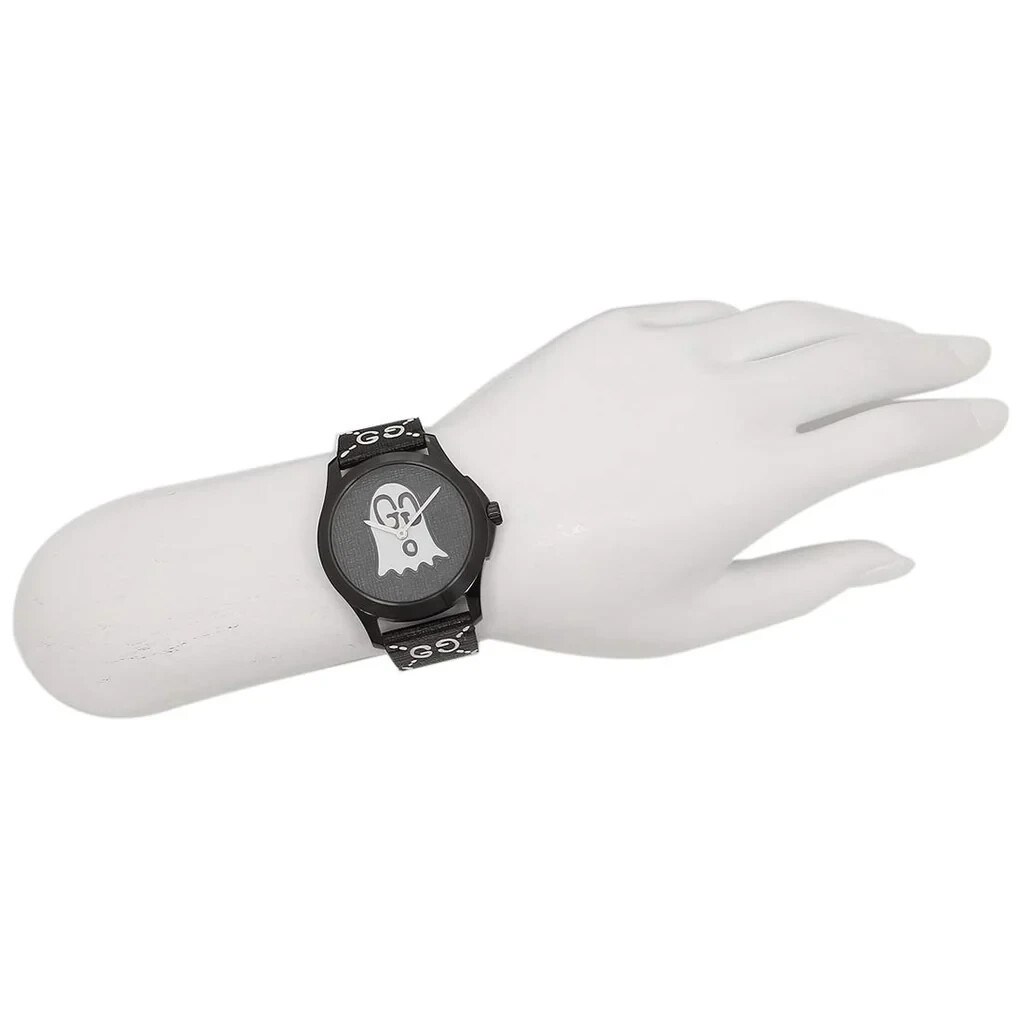 GUCCI TIMELESS GHOST WATCH - YA1264018 - QUARTZ BLACK DIAL GUCCI TIMELESS GHOST WATCH - YA1264018 - QUARTZ BLACK DIAL
