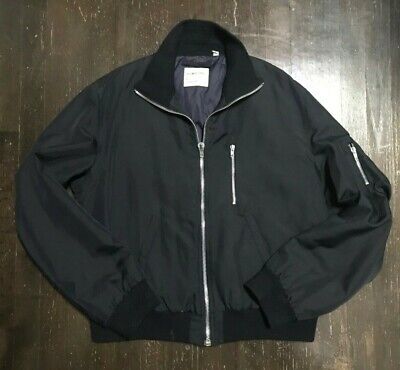 HELMUT LANG Archive Vtg 1998 Original Men Padded Flight MA-1 Bomber Jacket  Italy 