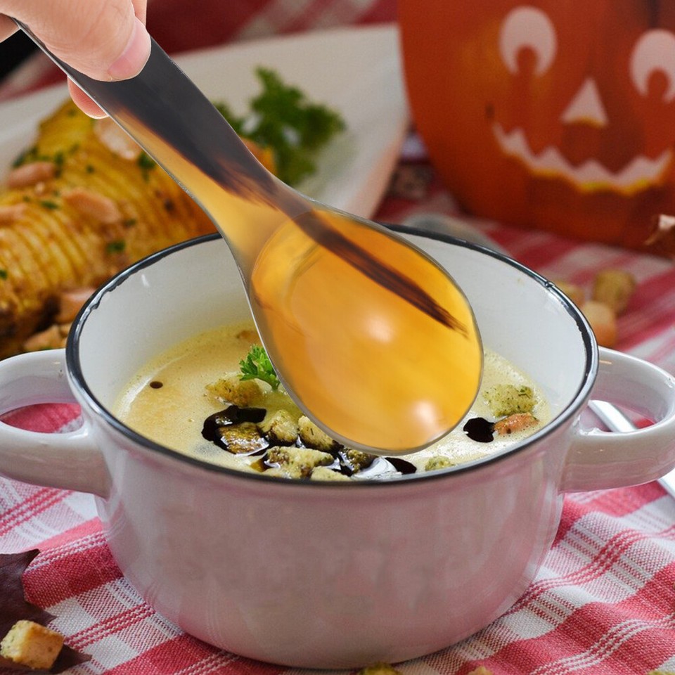 2 Pcs Fruit Japanese Ramen Spoons Horn Ice Cream Scoops Coffee Child eBay