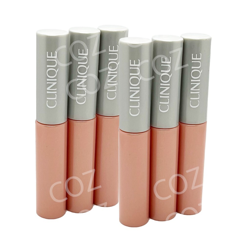 6 x Clinique Creamy Lip  Gloss 2.2ml Travel Size - 07 Airkiss Pop = 13.2ml NEW
