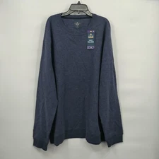 MEMBER'S MARK Men's Crewneck Pullover Sweater Navy Blue XXL