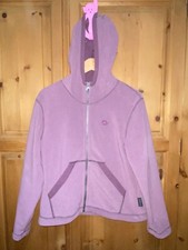 Lowe Alpine Purple Hooded Polartec Jacket Size Small Ladies Fleece Lined Hoody