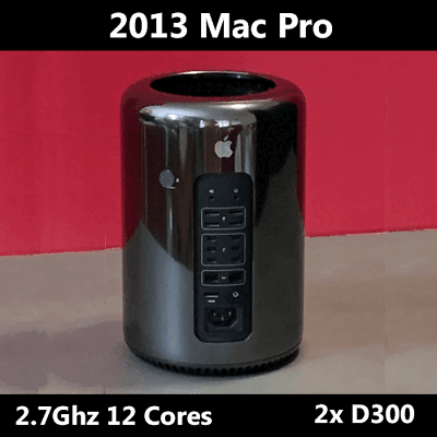 2013 Mac Pro | 2.7GHz 12-Core | Dual AMD D300 | 32GB RAM 2013 Mac Pro | 2.7GHz 12-Core | Dual AMD D300 | 32GB RAM