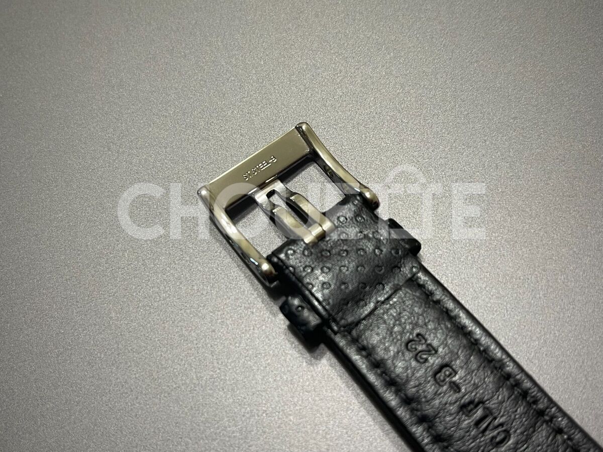 OEM Seiko Sportura Black Leather Watch Band 7T82-0AA0 OEM Seiko Sportura Black Leather Watch Band 7T82-0AA0