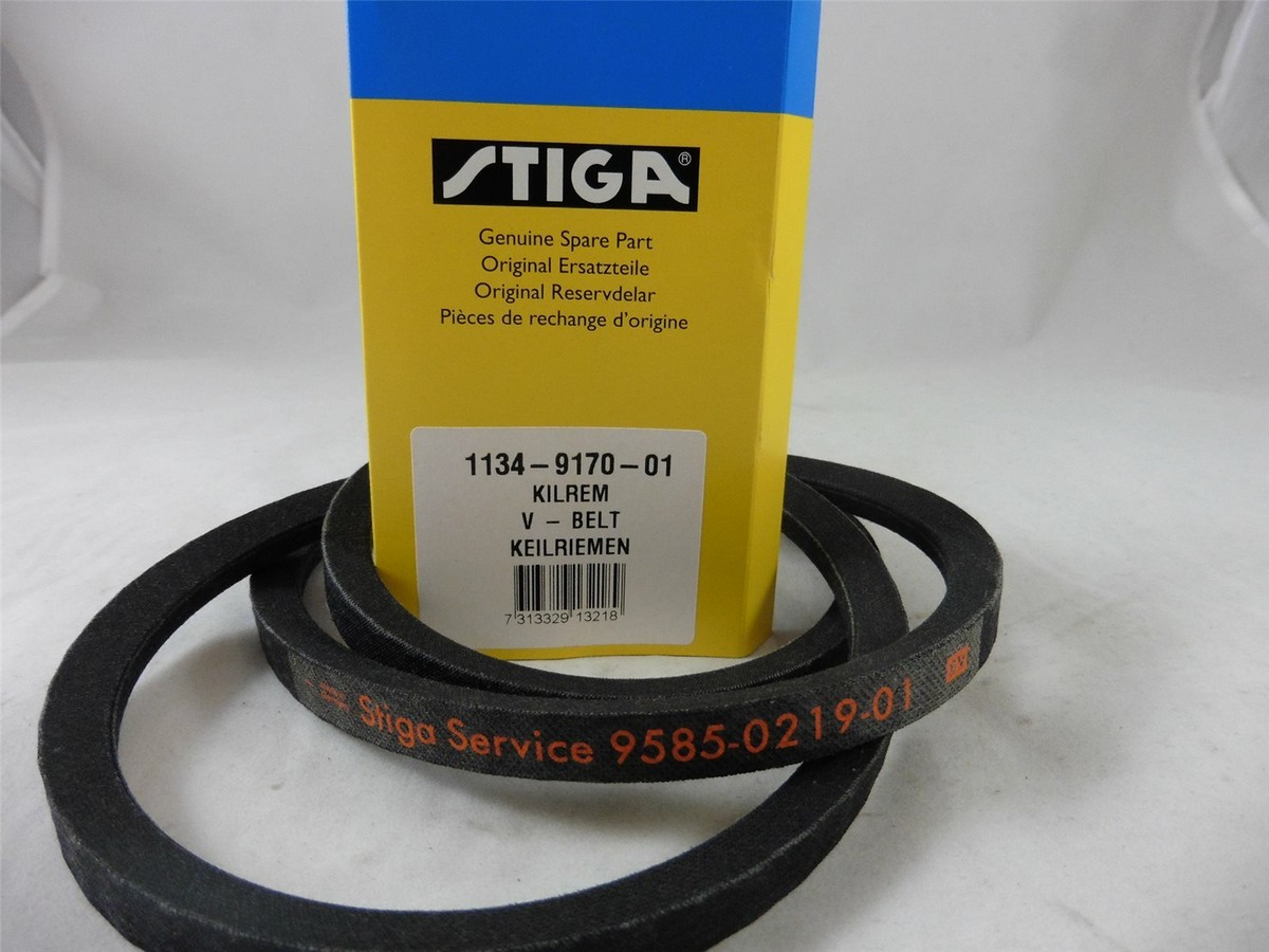2 Stück Rasenmäher-Keilriemen Für Stiga Villa 85M & 102M - Originalersatz