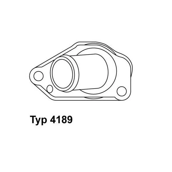 Termostato refrigerante de motor Wahler 4189.87D genuino para Vauxhall Chevrolet Daewoo Foto 3 de 3