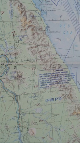 1974 NORTH AFRICA MAP - DMA Jet Navigation Chart (JNC 34N, Ed. 2) 41"x57" - Picture 11 of 12