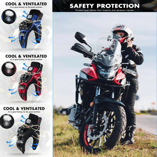 Motorcycle Gloves Protective Guantes Full Finger Motocross Gloves for Men Women - Bild 2 von 17