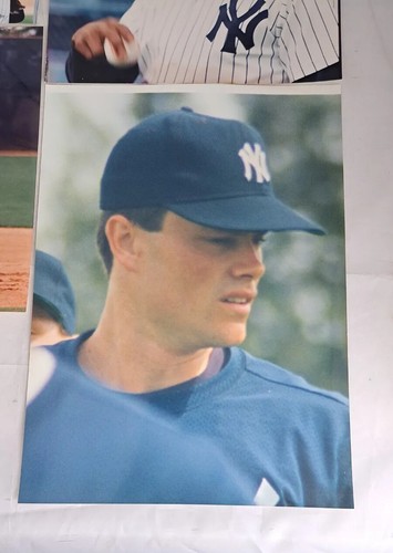 6 x Original NY Yankess Photos 8x11 Bernie Williams etc - Picture 3 of 8